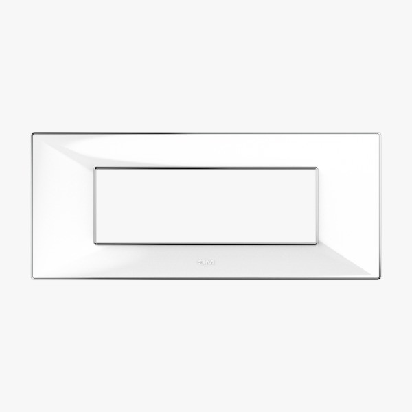 GM  XPULSE Glossy White 6 Module Plate