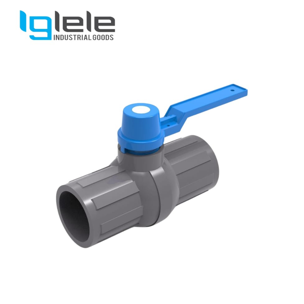 KRUSHI PVC LONG HANDLE BALL VALVE PLAIN-