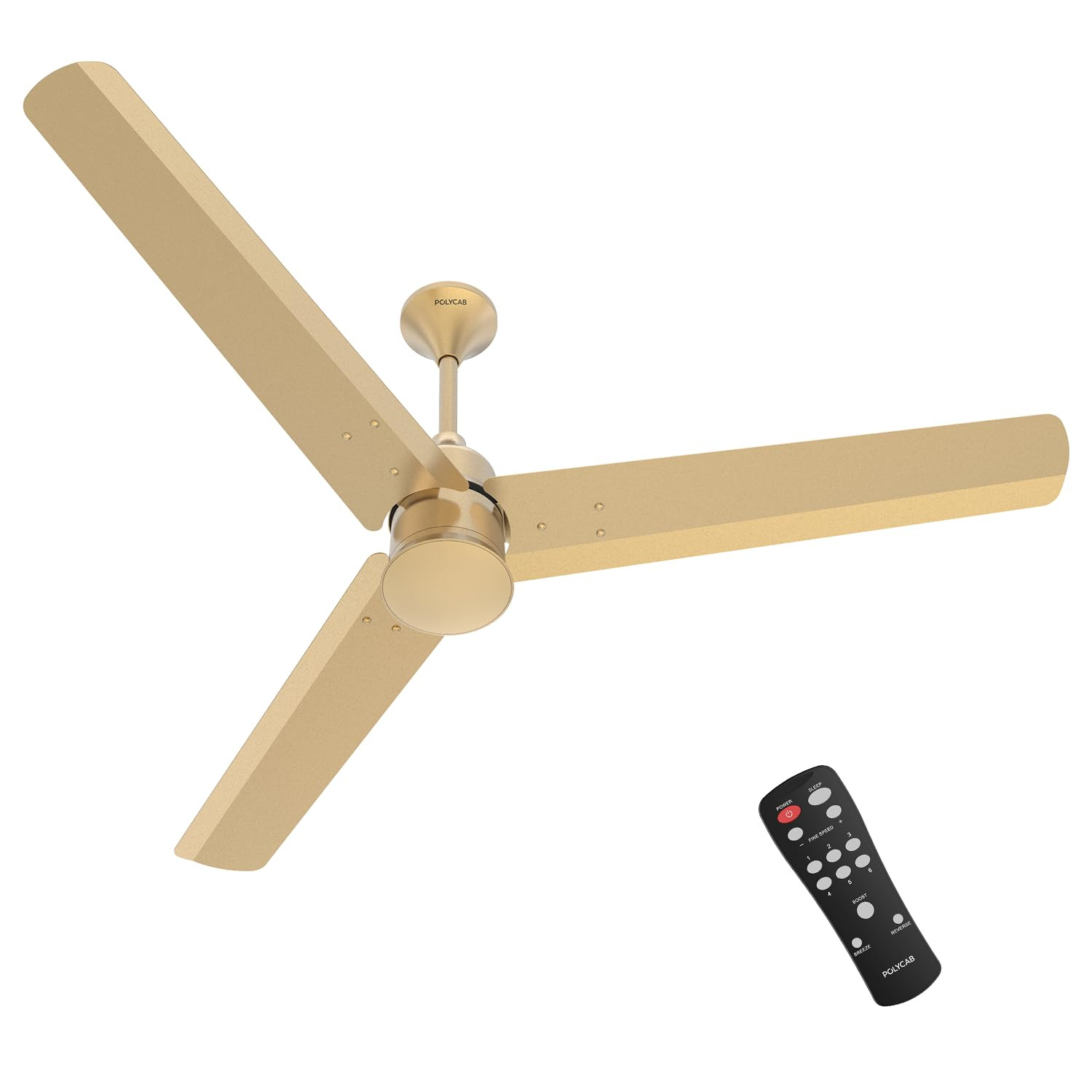 POLYCAB 1200mm SILENCIO MINI BLDC MATT BIRKIN GOLD