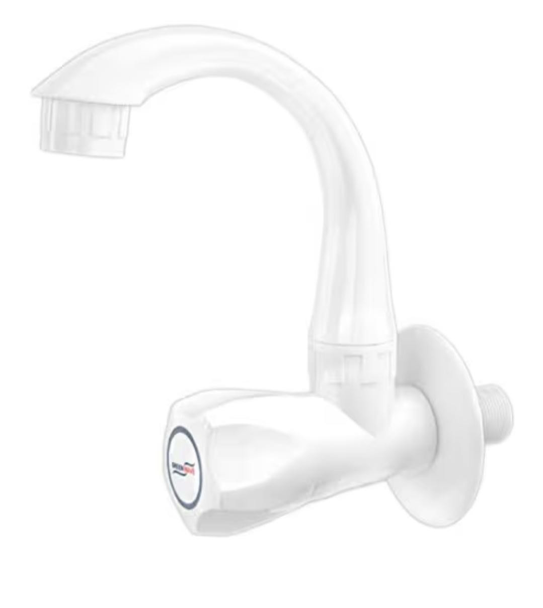GREEN WAVE SINK COCK (WHITE)