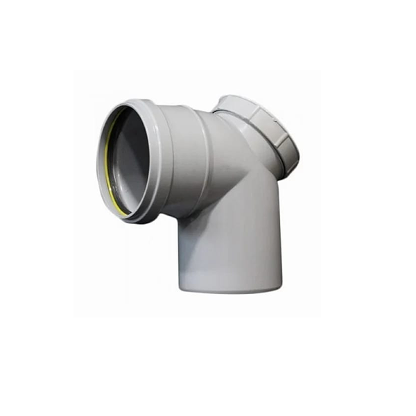 FLOWKEM PVC SWR PLAIN SOCKET ELBOW WITH DOOR