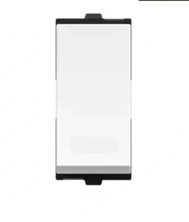 GM G-Nine  Glossy White 1 Way 6 A Modular Switch