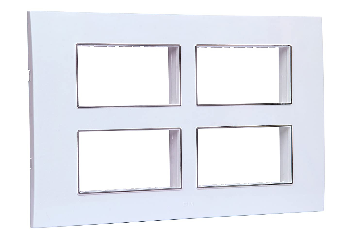 GM  XPULSE Glossy White 16 Module Plate